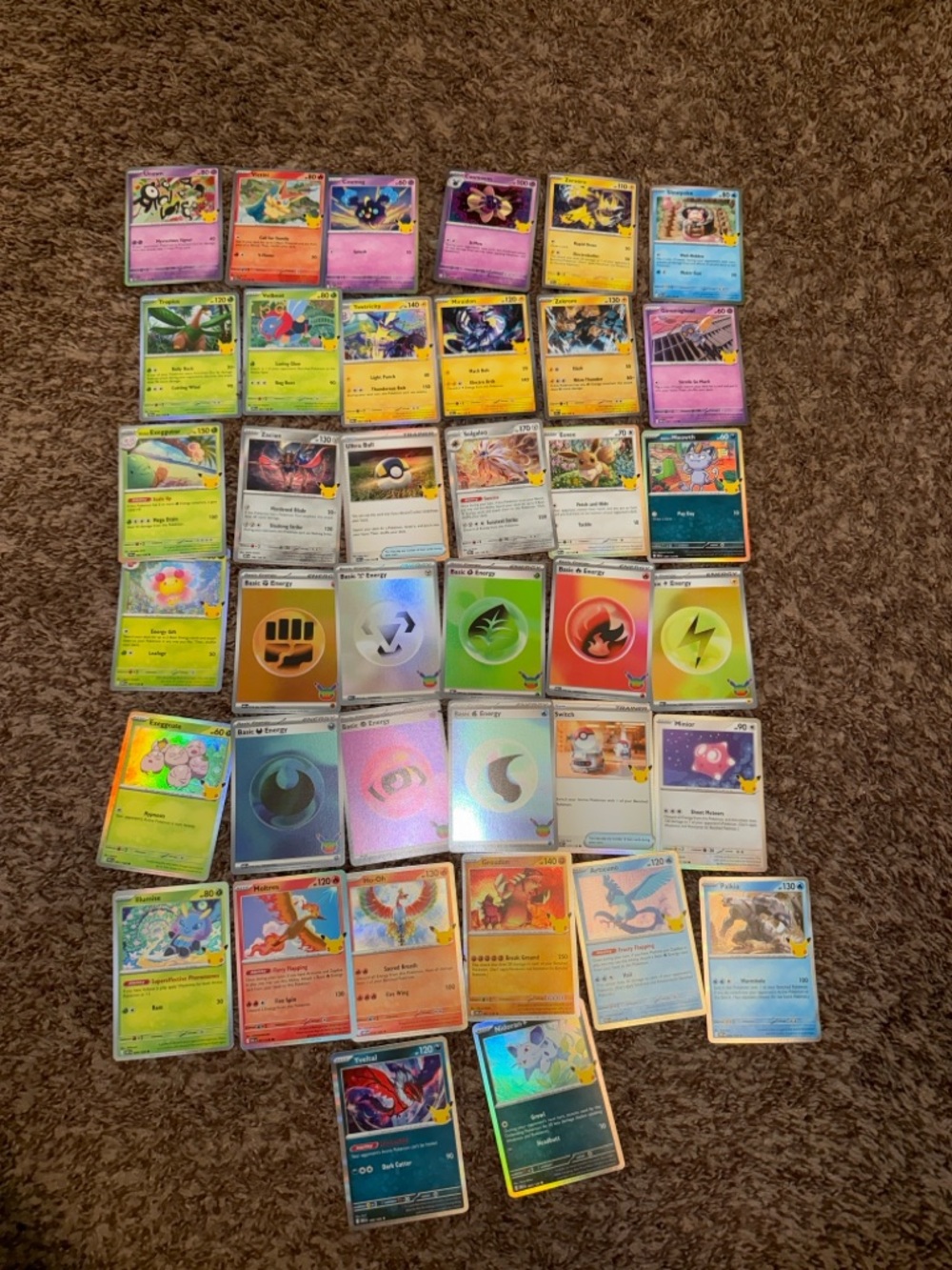 Pokemon 30th Celebration Bulk Card Lot of 38